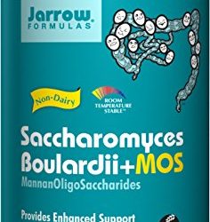 Jarrow Formulas Saccharomyces Boulardii + MOS, 5 Billion Cells Per Capsule, Promotes Intestinal and Digestive Health, 90 Veggie Capsules