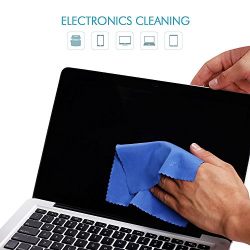 Your Choice Microfiber Cleaning Cloths For Eyeglasses, Camera Lens, Cell Phones, CD/DVD, Computers, Tablets, Laptops, Telescope, LCD Screens and Other Delicate Surfaces Cleaner(6 PCS)