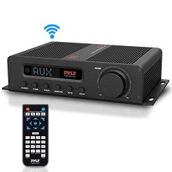 Wireless Bluetooth Home Audio Amplifier - 100W 5 Channel Home Theater Power Stereo Receiver, Surround Sound w/HDMI, AUX, FM Antenna, Subwoofer Speaker Input, 12V Adapter