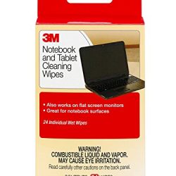 3M Notebook Screen Cleaning Wipes, 3.9 x 6.9 Inches (CL630)