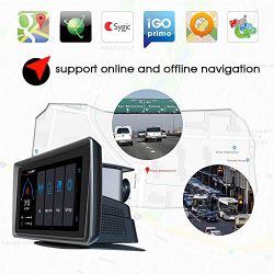 Skyfame Navigation Dash CAM Android Navigation Car Navigation System Reversing Image With 4G Network WIFI Bluetooh phone Night Visiogation Waterproo DVR Android Track Dual CAM