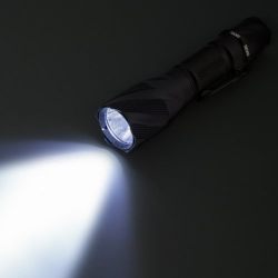 SOG Dark Energy Flashlight DE-06 - 687 Lumens, Rechargeable 18650 w/ Charger, Annodized Aluminum Body, CREE LED Technology