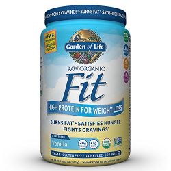 Garden of Life Organic Meal Replacement - Raw Organic Fit Vegan Nutritional Shake for Weight Loss, Vanilla, 32.2oz (2lbs/913g) Powder