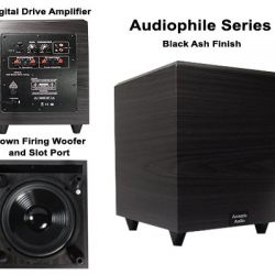Acoustic Audio 400 Watt 10-Inch Down Firing Powered Subwoofer