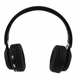 ARTIX BT5 Bluetooth Headphones On-Ear Wireless Earphones, Lightweight, Foldable, Adjustable Headset w/Built In Microphone, 3.5mm Cable for Wired Use For Work, Travel, Sport, Kids, Teen Adult Black