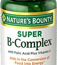 Nature's Bounty Super B Complex w/Folic Acid plus Vitamin C (150 Coated Tablets)
