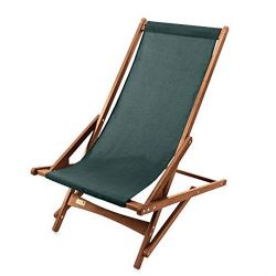 Pangean Glider Chair,Hardwood Keruing Wood, Hand-Dipped Oil Finish, Easy to Fold and Carry, Perfect for Camping and Tailgating,Matching Furniture Forest Green 38"D X 25"W X 39"H (Forest Green)