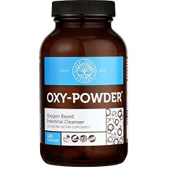 Global Healing Center Oxy-Powder Colon Cleanse Detox - Oxygen Based Safe and Natural Intestinal Cleanser - Relief from Occasional Constipation (120 Capsules)