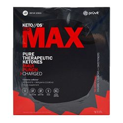 KETO//OS MAX Maui Punch CHARGED, Provides Sharp Energy Boost, Promotes Weight Loss and Burn Fats through Ketosis, 20 Sachets