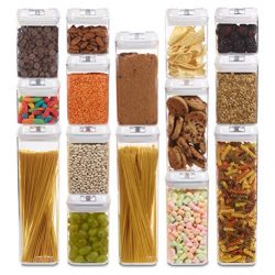 Airtight Food Storage Containers with Lids - 15 Pack