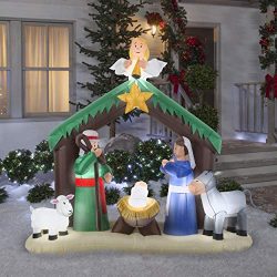 Gemmy Airblown Nativity Scene Christmas Inflatabl