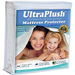 UltraPlush Premium Queen Size Waterproof Mattress Protector