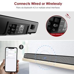 Sound Bar with Subwoofer, ABOX Soundbar
