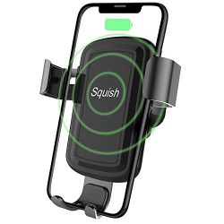 Squish Wireless Charger Car Phone Mount Air Vent Phone
