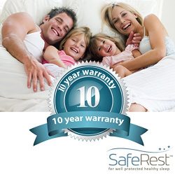 SafeRest Full Size Premium Hypoallergenic Waterproof Mattress Protector