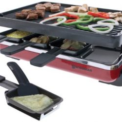 Swissmar Classic 8 Person Raclette with Reversible Cast