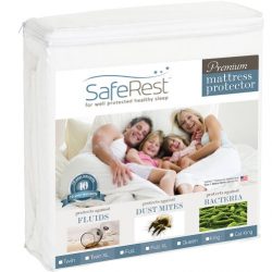 SafeRest Full Size Premium Hypoallergenic Waterproof Mattress Protector