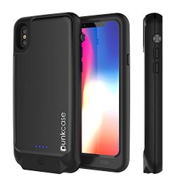 PunkJuice iPhone X Battery Case, Waterproof Certified Prime Charger Cover