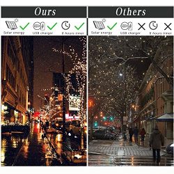 woohaha Solar Fairy String Lights Outdoor Waterproof