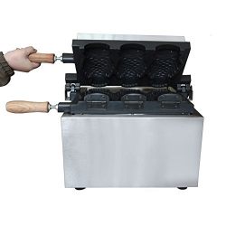110V Commercial Nonstick Electric 3pcs