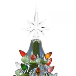 ReLive Christmas is Forever Lighted Tabletop Ceramic Tree