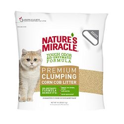 Nature's Miracle Premium Clumping Corn Cob Litter, 18 lb