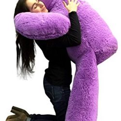 Big Plush 6 Foot Purple Teddy Bear Soft 72 Inch Life Size