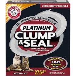 Arm & Hammer Clump & Seal Platinum Clumping Litter, 27.5lb