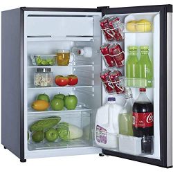 Magic Chef Refrigerator, 4.4 cu. ft, Stainless Steel