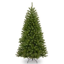 National Tree 7.5-Foot North Valley Spruce Tree, Hinged