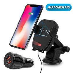 Detuosi Automatic Infrared Car Wireless Charger