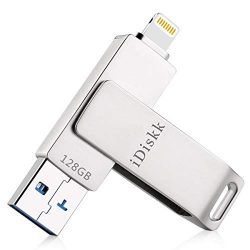 Flash Drive for iPhone X Lightning,External Storage for iPhone iPad USB