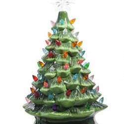 ReLive Christmas is Forever Lighted Tabletop Ceramic Tree