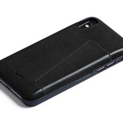 Bellroy Leather iPhone X Phone Case - 3 Card Black