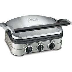 Cuisinart 5-in-1 Grill Griddler Panini Maker Bundle