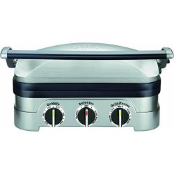 Cuisinart 5-in-1 Grill Griddler Panini Maker Bundle