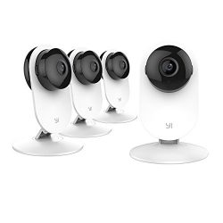 YI 4pc Home Camera, Wi-Fi IP Security Surveillance System