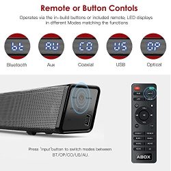 Sound Bar with Subwoofer, ABOX Soundbar