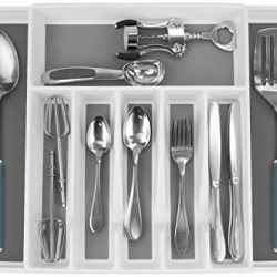 Sorbus Flatware Drawer Organizer, Expandable Cutlery Drawer Trays