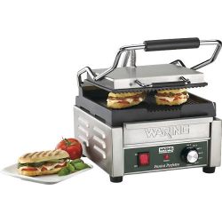 Waring Commercial Compact Italian-Style Panini Grill, 120-volt