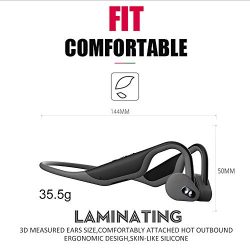 littlejian Bone Conduction Headphones, Open Ear Wireless Bluetooth Headphones