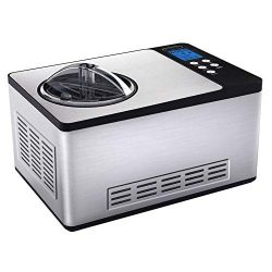 Whynter Ice Cream Machine Stainless Steel, Yogurt, Gelato and Sorbet