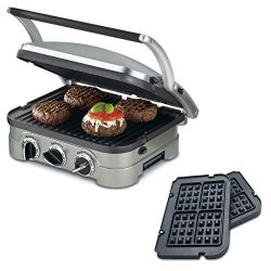 Cuisinart 5-in-1 Grill Griddler Panini Maker Bundle
