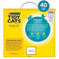 Purina Tidy Cats Instant Action Clumping Cat Litter - 40 lb. Box