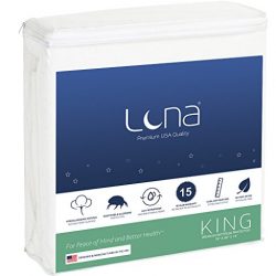 King Size Luna Premium Hypoallergenic Waterproof Mattress Protector