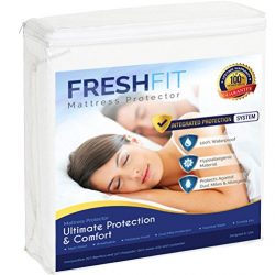 FreshFit Premium Waterproof Hypoallergenic noiseless Mattress Protector