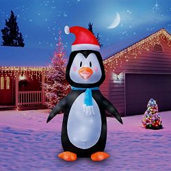 Holidayana Christmas Inflatable Giant 8 Ft. Penguin