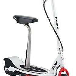 Razor Seated Electric Scooter, White/Red