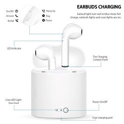 Wireless Headset, Stereo Bluetooth Headset with Charger