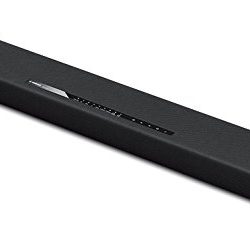 Yamaha Sound Bar with Dual Built-In Subwoofers & Bluetooth Black